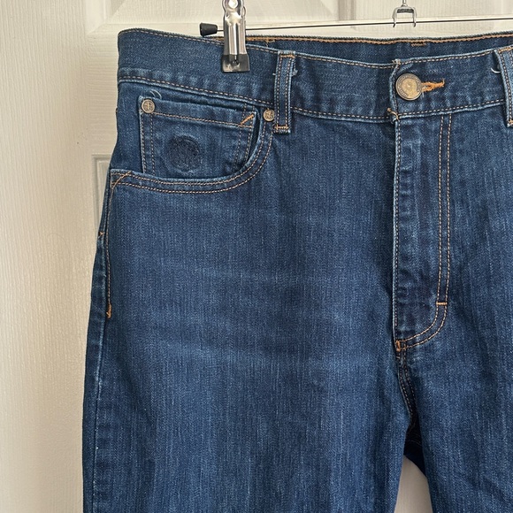 Hart Schaffner Marx Dark Blue Relaxed Jeans - 34/30 - Picture 4 of 9